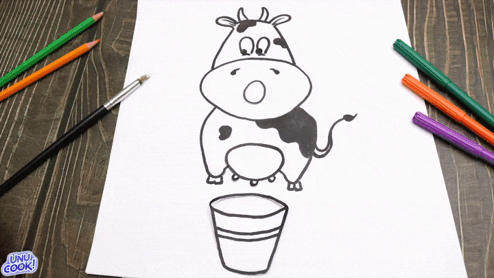 Dairy Cows Milk GIF by Cookingfunny