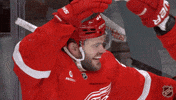 Happy Red Wings GIF by NHL