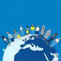 Climate Change Illustration GIF by UNHCR, the UN Refugee Agency