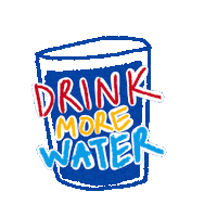 kaaeen drink water life healthy Sticker