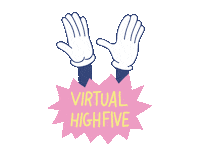High Five Sticker by chrixmorix