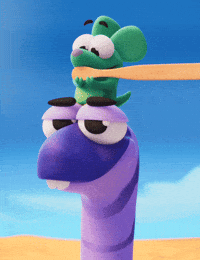 Best Friends Teeth GIF by Claynosaurz