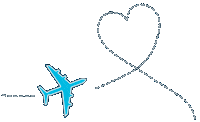 heart travel Sticker by orbitz
