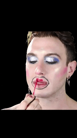 BurdEvents giphyupload makeup drag lipstick GIF