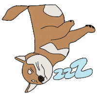 Sleepy Dogs Sticker