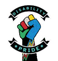 astamuenster pride flag fist uni Sticker