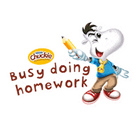 nestlechuckie busy back to school homework chuckie Sticker