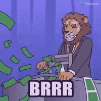 Solbank money lion sol rich GIF