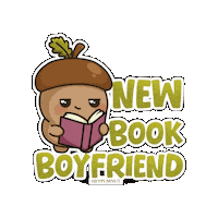 Books Reading Sticker