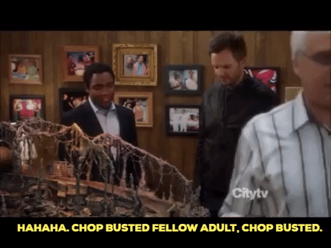 chop busted GIF