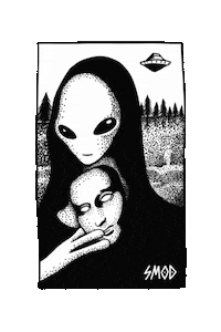 Space Mob Sticker by STZ