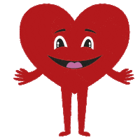 Heart Hf Sticker by Hjerteforeningen