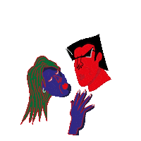 In Love Kiss Sticker
