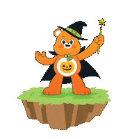 Trick Or Treat Halloween Sticker by Care Bear Stare!