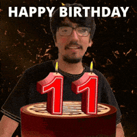 11 Years Old Happy 11Th Birthday GIF