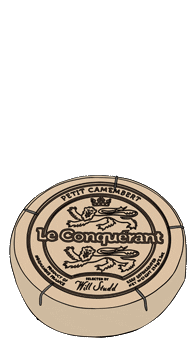 Fromage Camembert Sticker by Studd Cheese