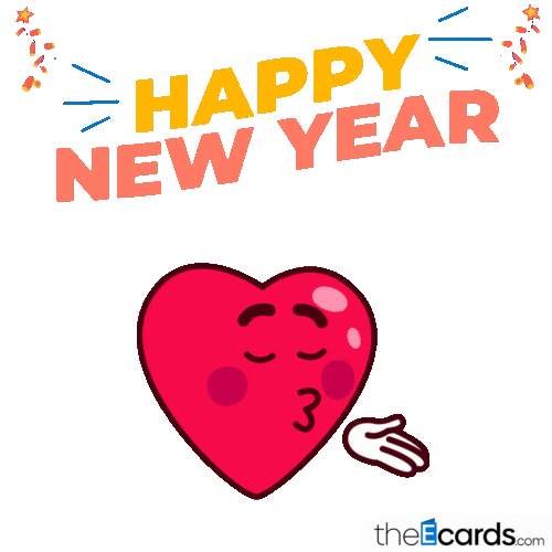 theecards giphyupload new year newyear 2025 Sticker