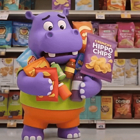 Tired Shopping Spree GIF