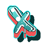 Street Art Typography Sticker by The3Flamingos