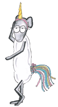 Unicorn Sheep Sticker