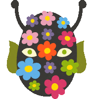 Face Mask Sticker by Javi Roque