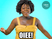 salonline reaction hello hi hair GIF