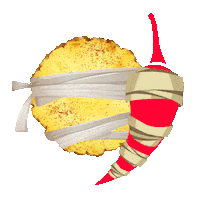 Halloween Chile Sticker by Brandy Presidente