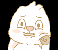 Bunny 啥 GIF by EVANS艾特兔