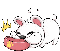 Hungry Dog Sticker by Jin