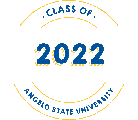 Graduation Sticker by Angelo State University
