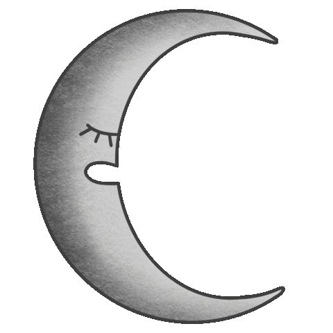 Tired Night Time Sticker