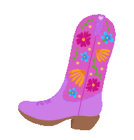 Country Music Flowers Sticker