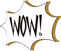 Wow Sticker by Glactro