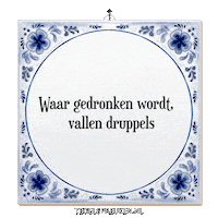 Genieten Gezellig Sticker by Tegelspreuken.nl