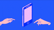 ShawnFan art illustration phone hand GIF