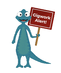 Happy Work From Home Sticker by thedesigngorilla