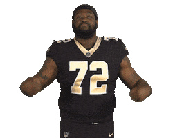 Sticker Flexing Sticker by New Orleans Saints
