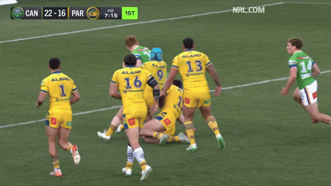Try Nrl GIF by Canberra Raiders