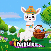 Park Picnic GIF by Llamaozi