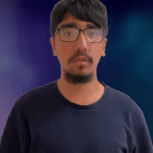 He's right behind me