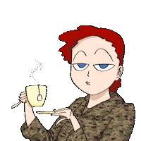 Hot Tea Omg Sticker