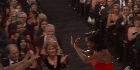 Regina King Applause GIF by Emmys