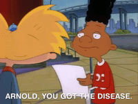 hey arnold nick splat GIF