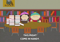 eric cartman library GIF by South Park 