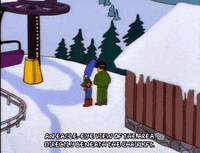 Season 8 Snow GIF by The Simpsons