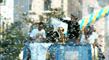 waving golden state warriors GIF