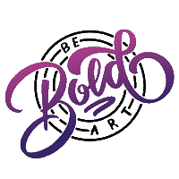 riannemitchellart art bebold rianne beboldart Sticker
