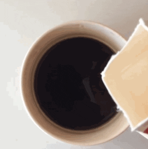 coffee cream GIF