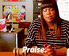 Amber Riley Praise GIF