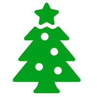 Christmas Tree Love Sticker by Global Organic Textile Standard
